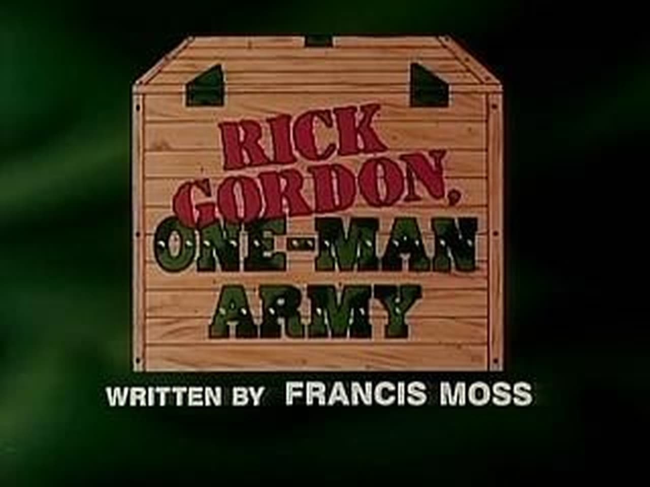 Rick Gordon One Man Army