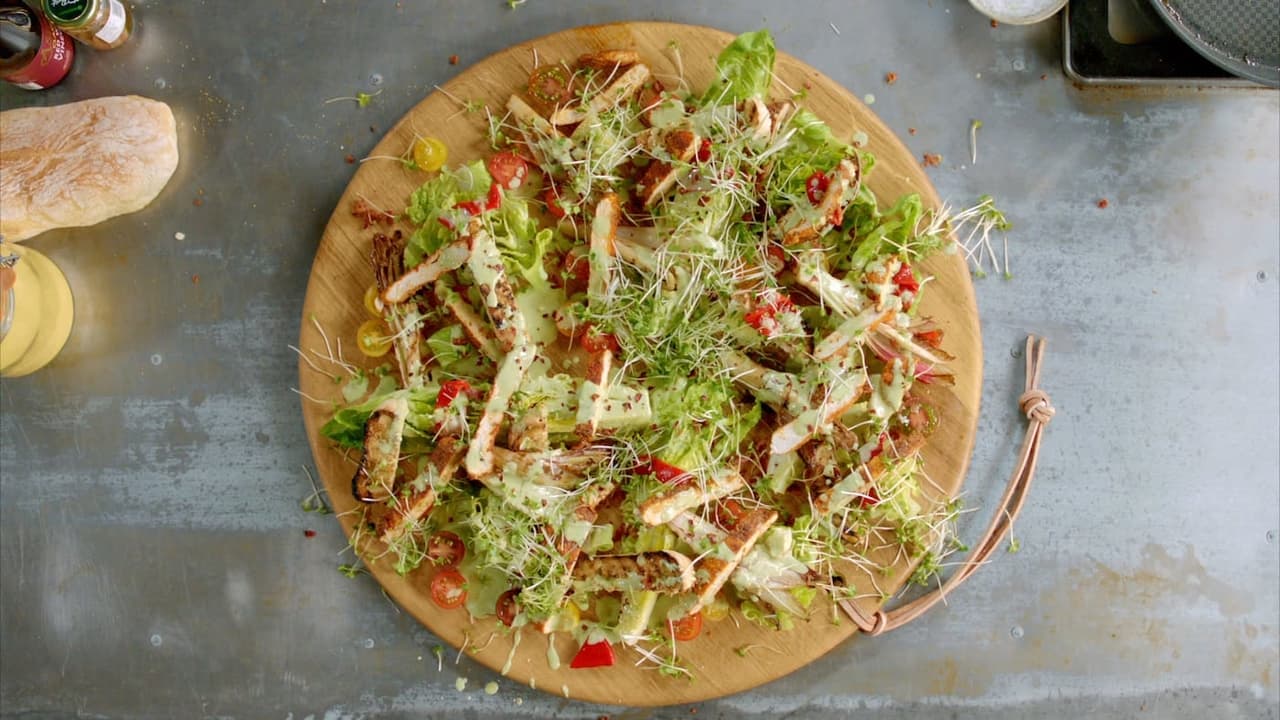 Lamb Tagine and Chicken Caesar Salad