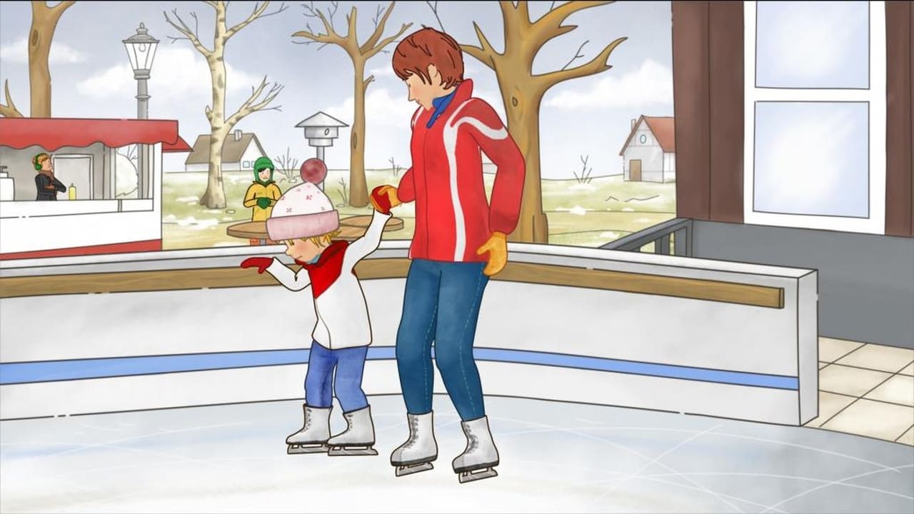 Conni skates on ice