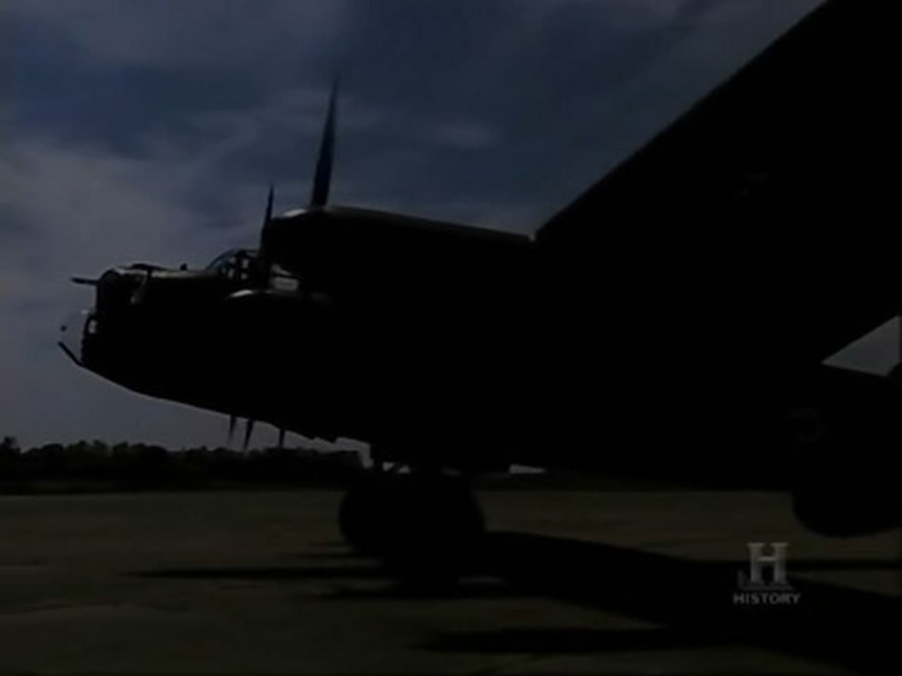 Lancaster Bombers Target Germany