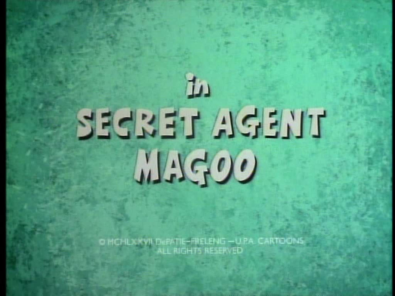 Secret Agent Magoo