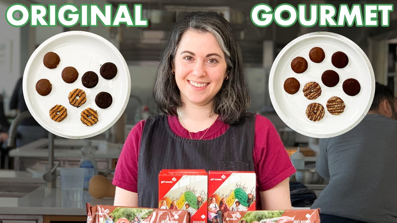 Pastry Chef Attempts to Make Gourmet Girl Scout Cookies