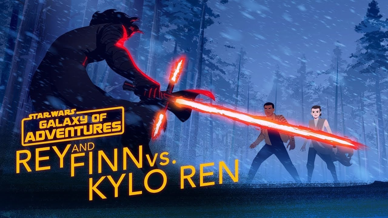 Rey and Finn vs Kylo Ren