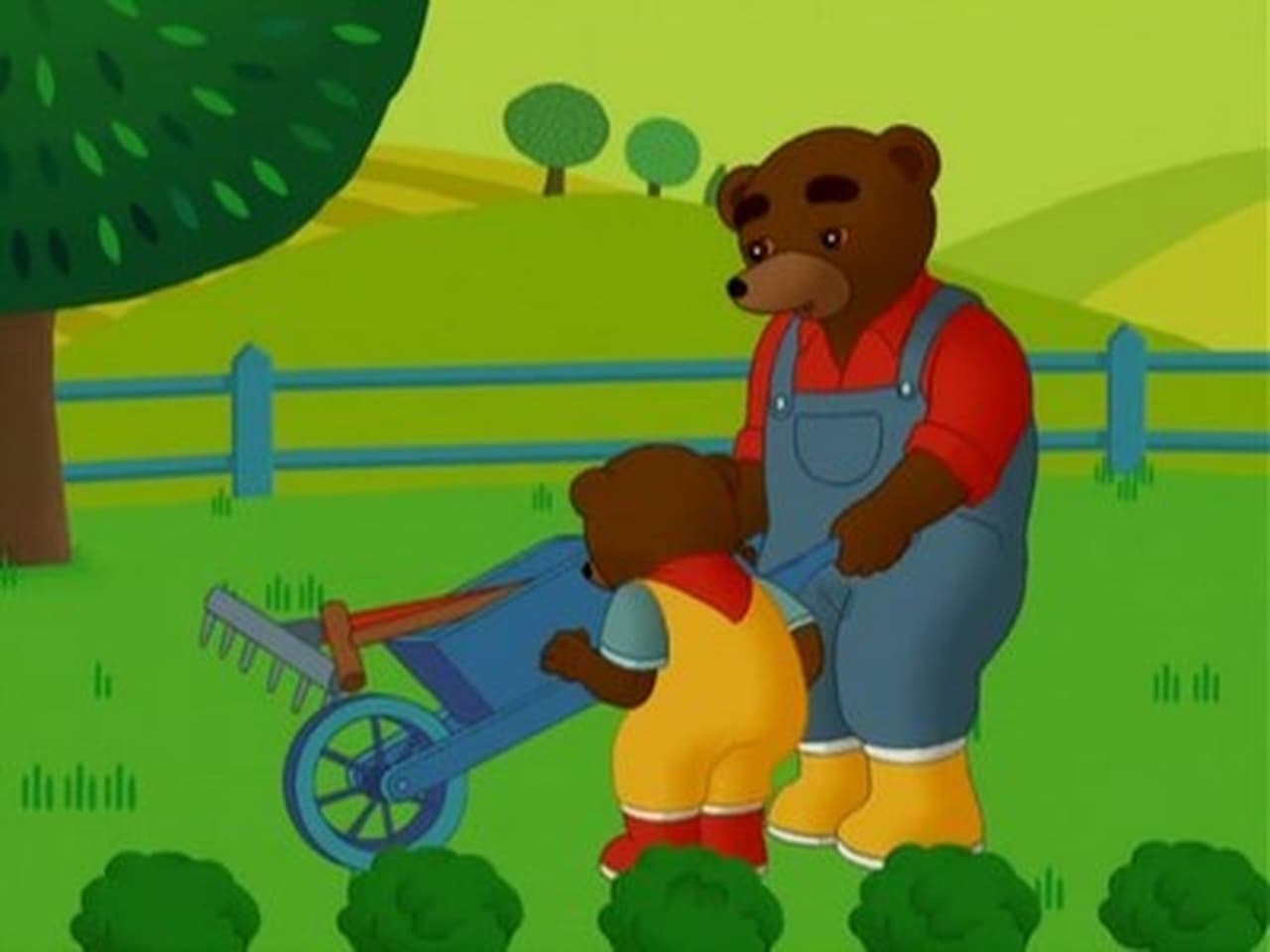 Little Brown Bear does some gardening