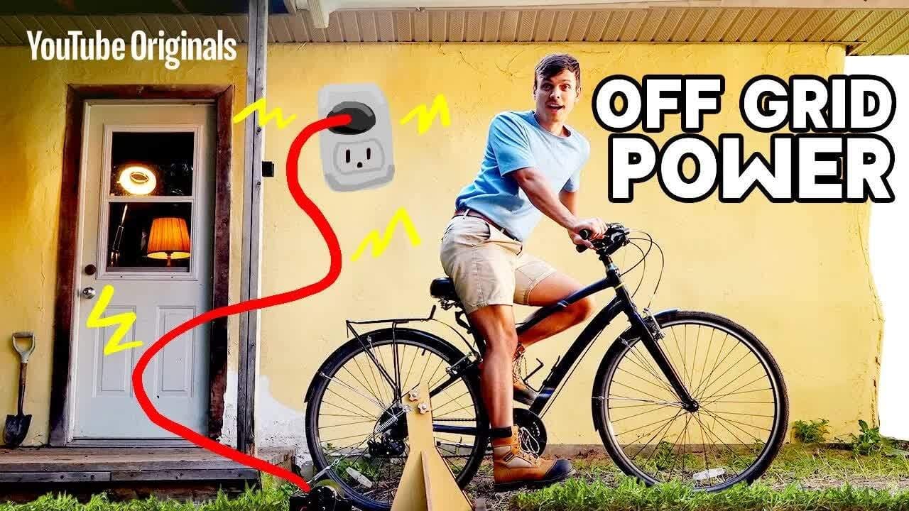 Generating All Our Electricity From Bike Power