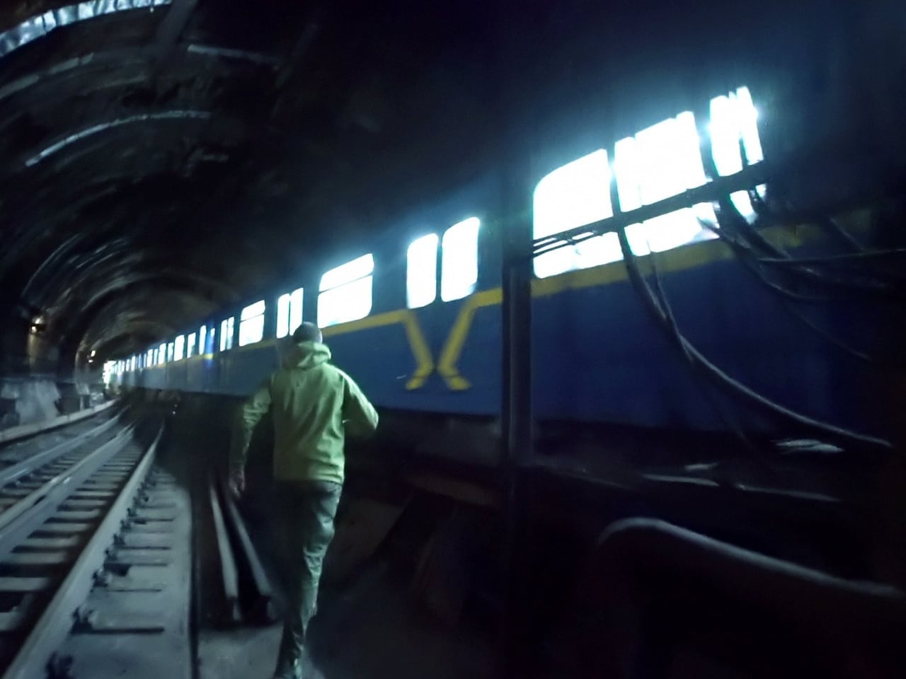 Abandoned Kyiv Metro tunnels