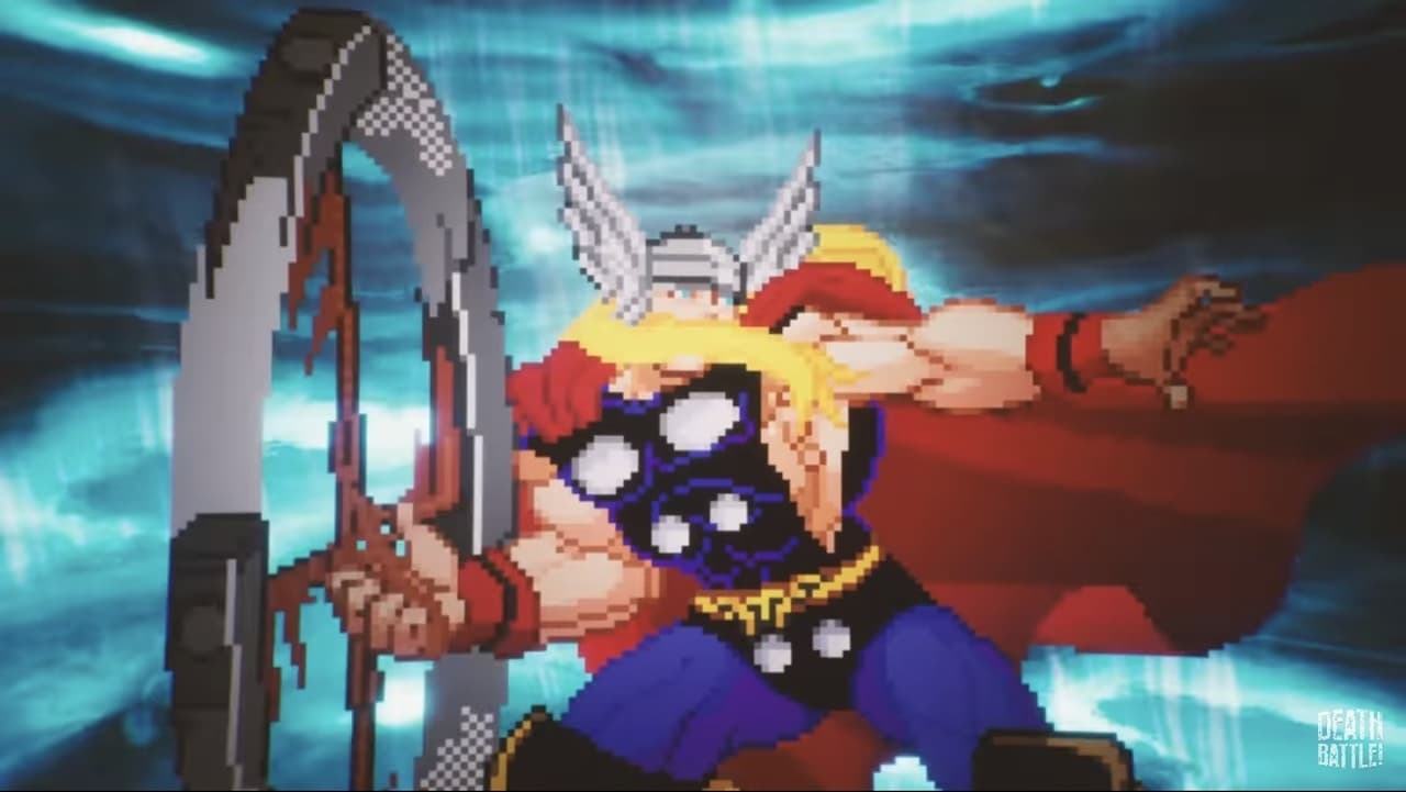 Thor vs Vegeta Marvel Comics VS Dragon Ball