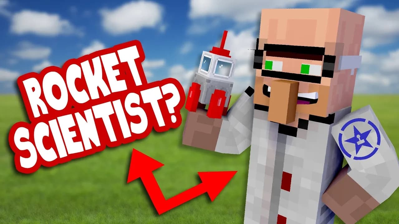 Forcing a Minecraft Villager To Be a Rocket Scientist  Ya Dead Ya Dead 6