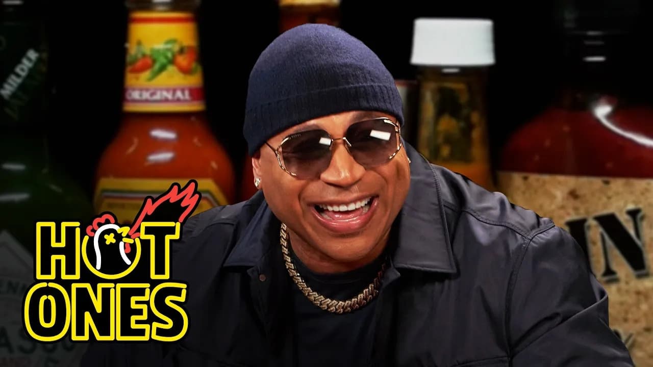 LL COOL J Needs Some Milk While Eating Spicy Wings