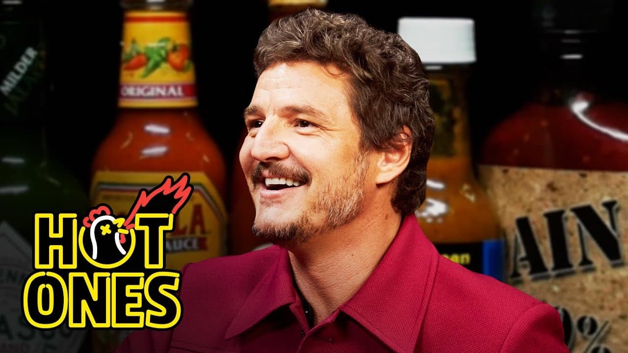Pedro Pascal Cries From His Head While Eating Spicy Wings