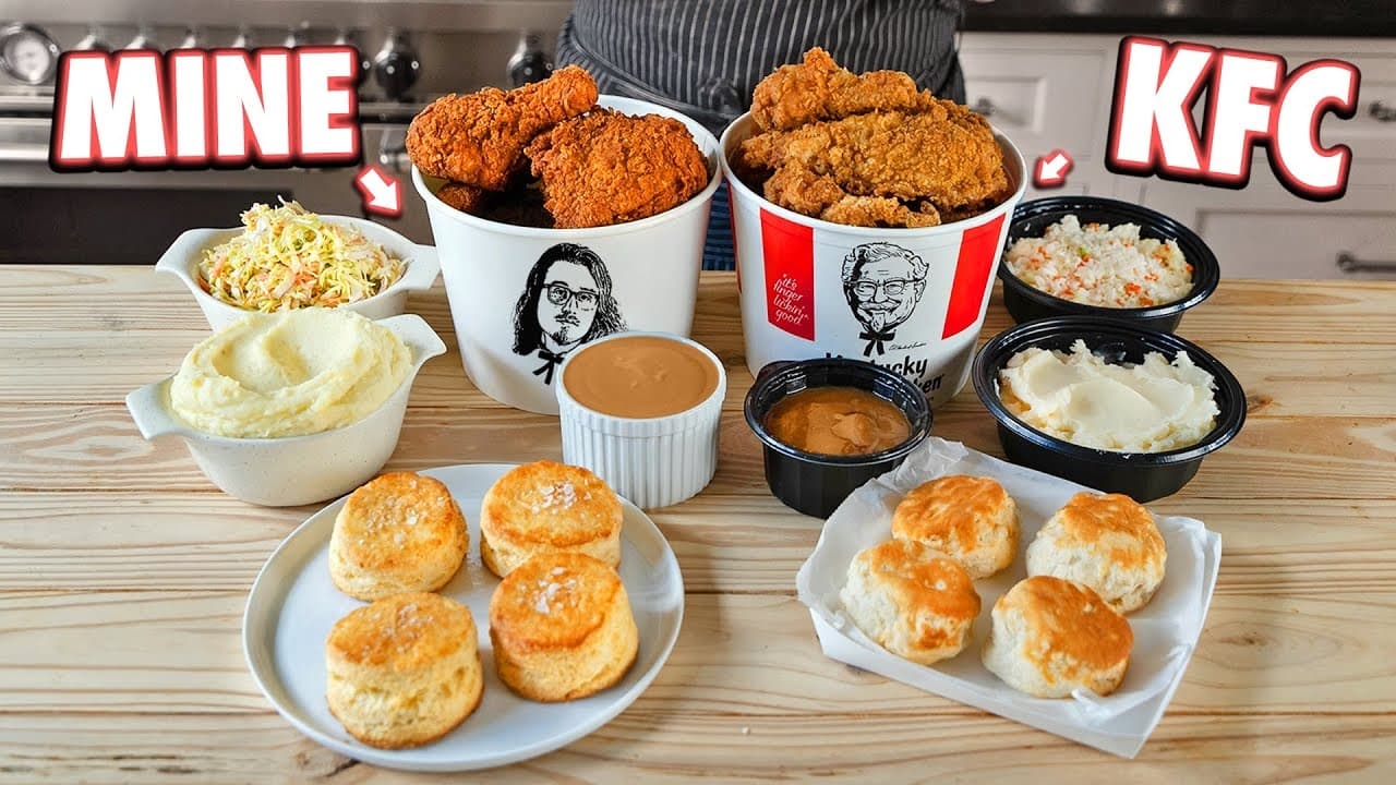 Making The KFC Bucket Meal At Home  But Better