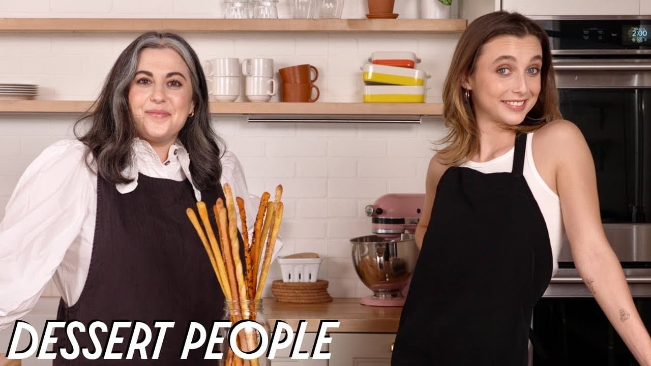 Emma Chamberlain Makes Breadsticks With Claire Saffitz