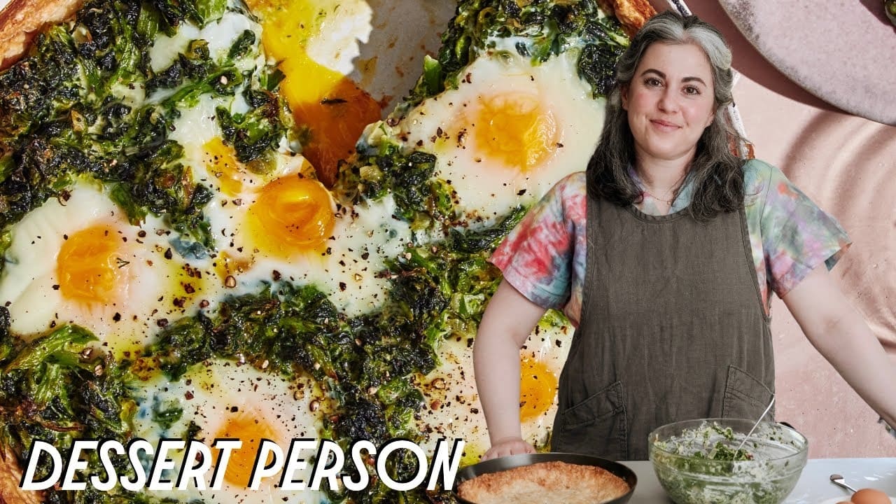Creamed Spinach Pie  Baked Eggs With Claire Saffitz