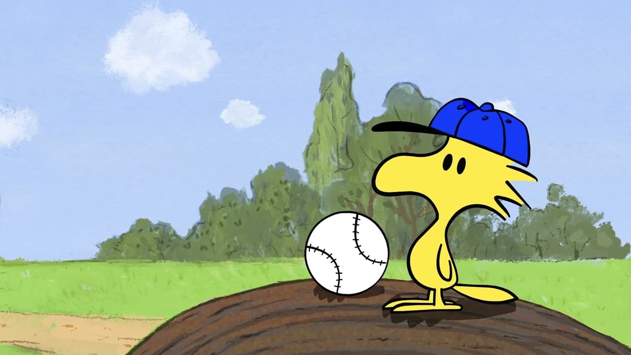 Snoopy and Woodstock Play Baseball