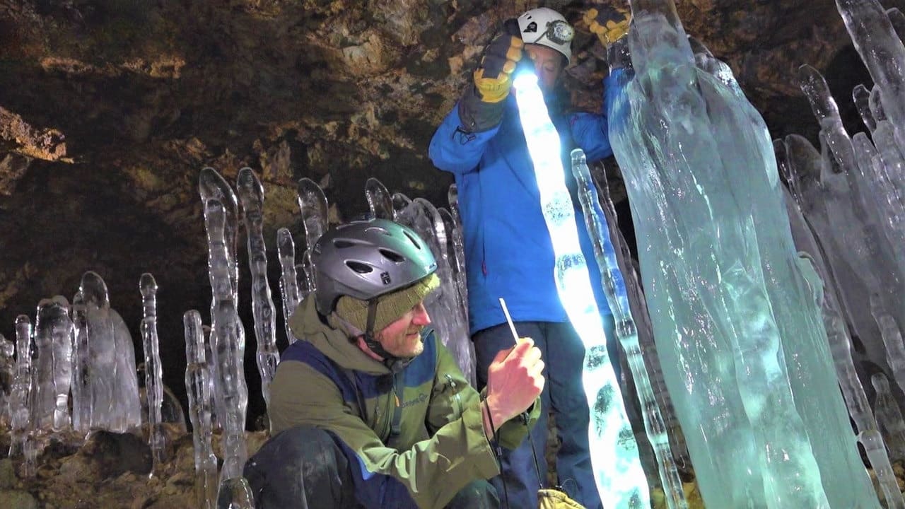 Exploring an Icy Cave