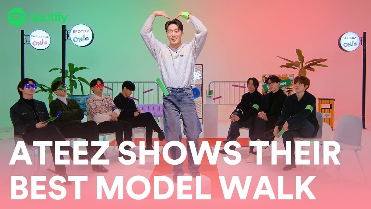 ATEEZ shows their best model walk