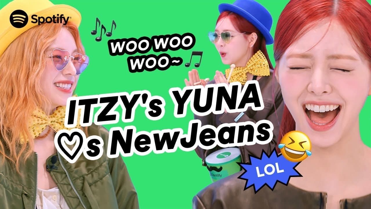 NewJeans makes ITZYs YUNA happy