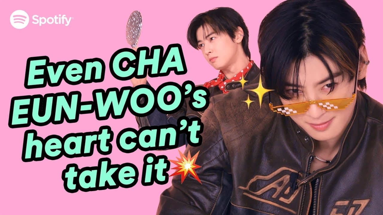CHA EUNWOOs heart speeds up at the sight of his own beauty