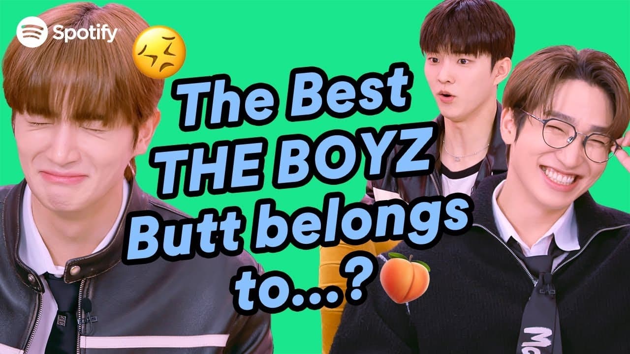 SANGYEON picks the most slappable butt in THE BOYZ