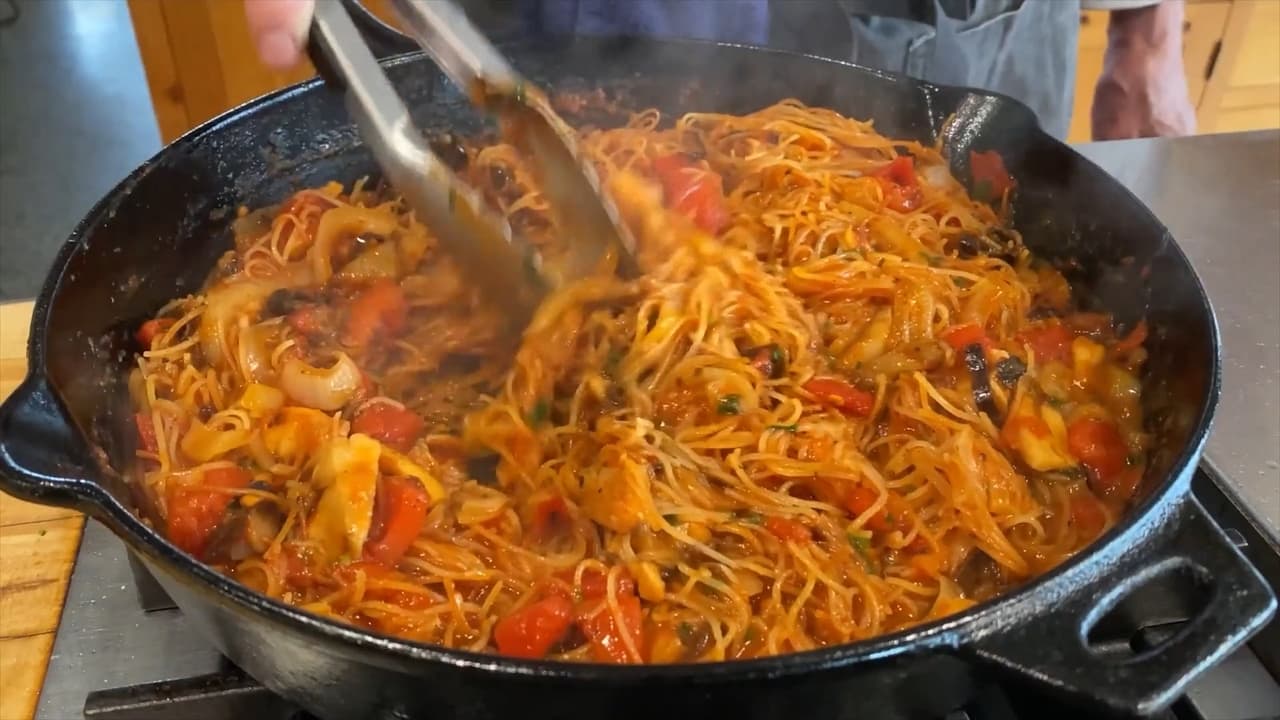 Sopa Seca de Fideo