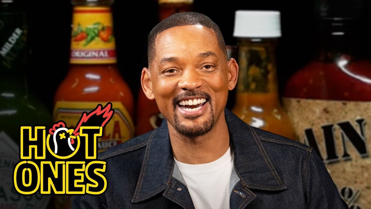 Will Smith Cant See While Eating Spicy Wings