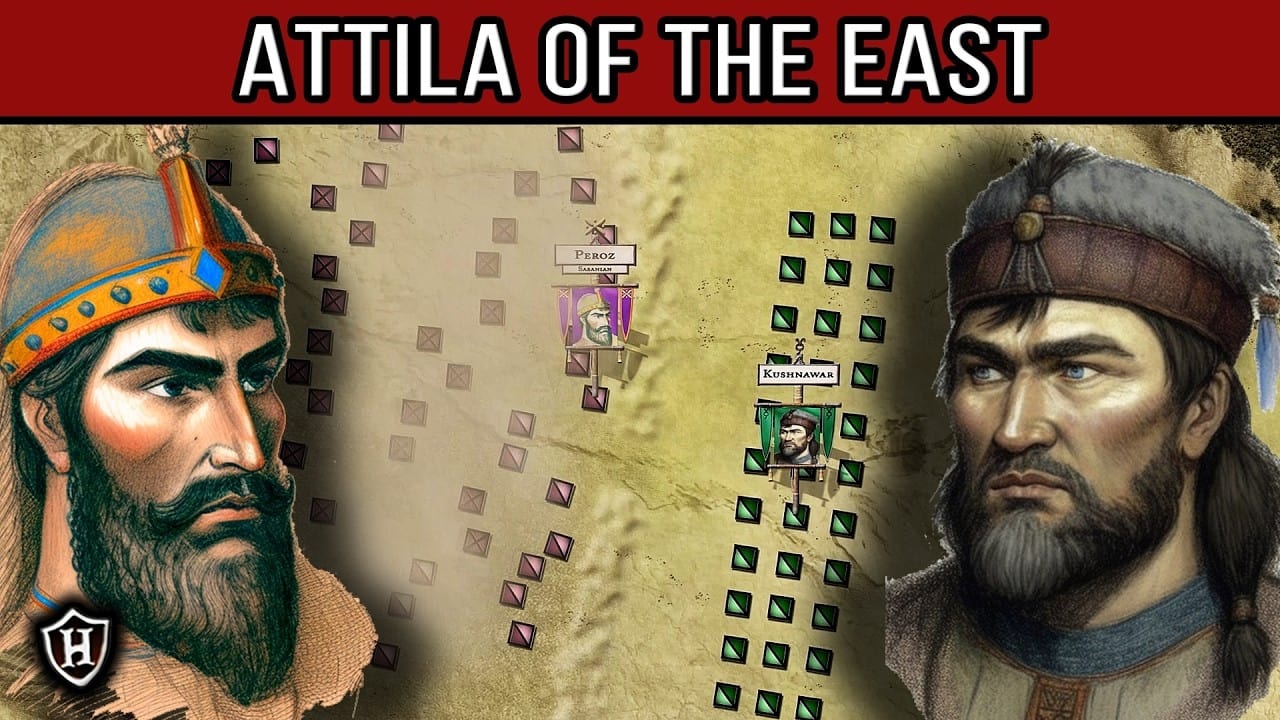 Battle of Merv 484 AD  Attila of the East  Greatest Hunnic Conqueror