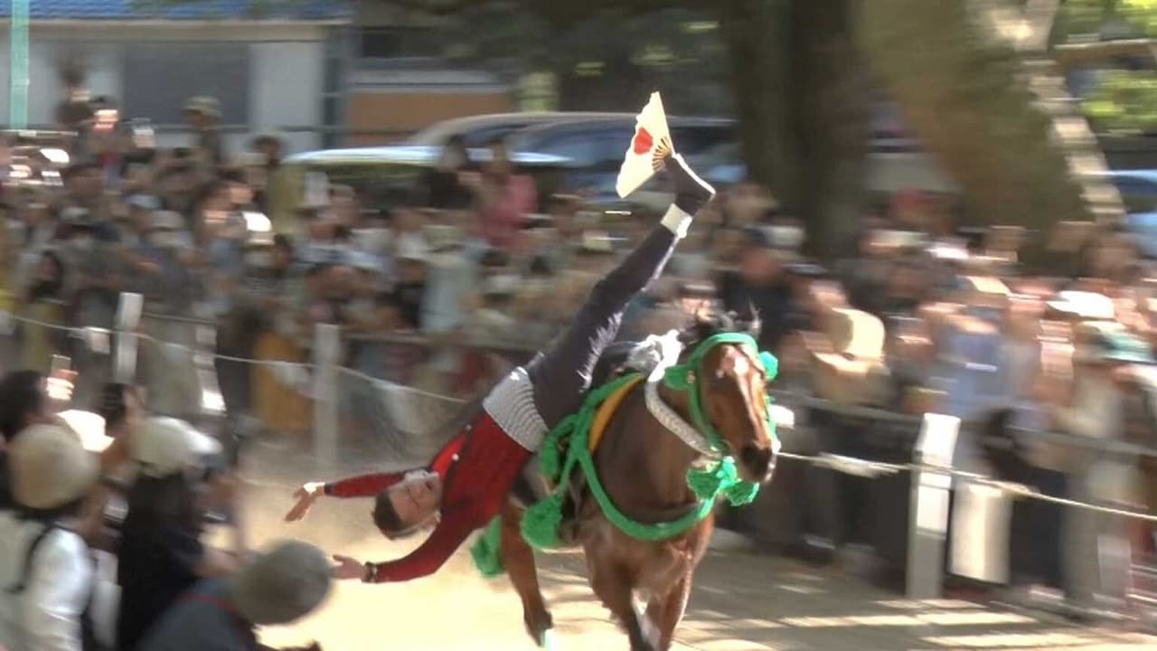 Festival Horses Galloping for the Deities in Shinto Rituals