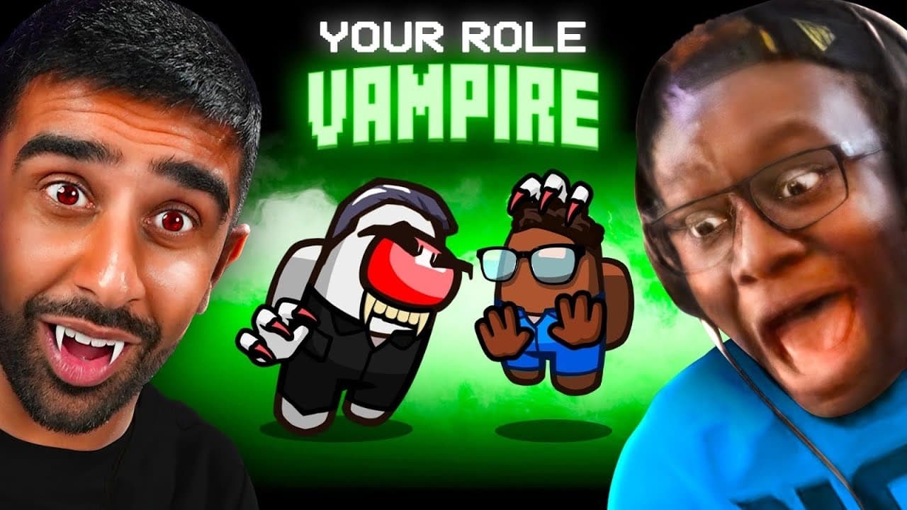 SIDEMEN AMONG US VAMPIRE ROLE BITE EVERYONE TO WIN