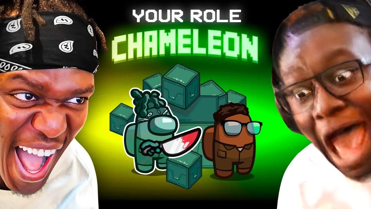 SIDEMEN AMONG US CHAMELEON ROLE BLEND IN TO WIN