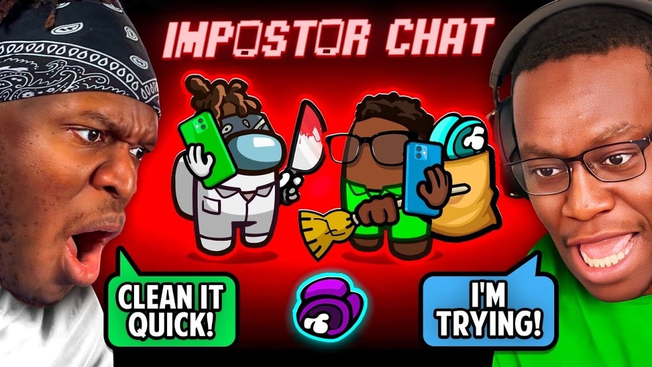 SIDEMEN AMONG US IMPOSTER CHAT JANITOR EDITION