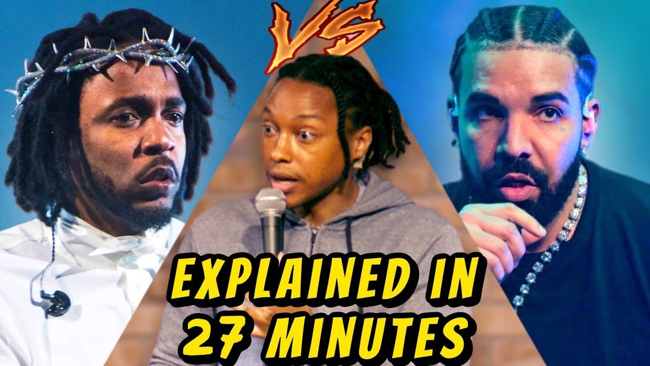 Funny Bone Drake VS Kendrick Explained to White People