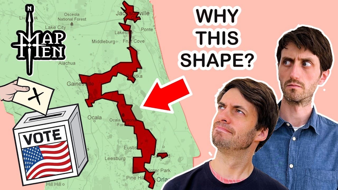 Weird maps win elections  Gerrymandering explained