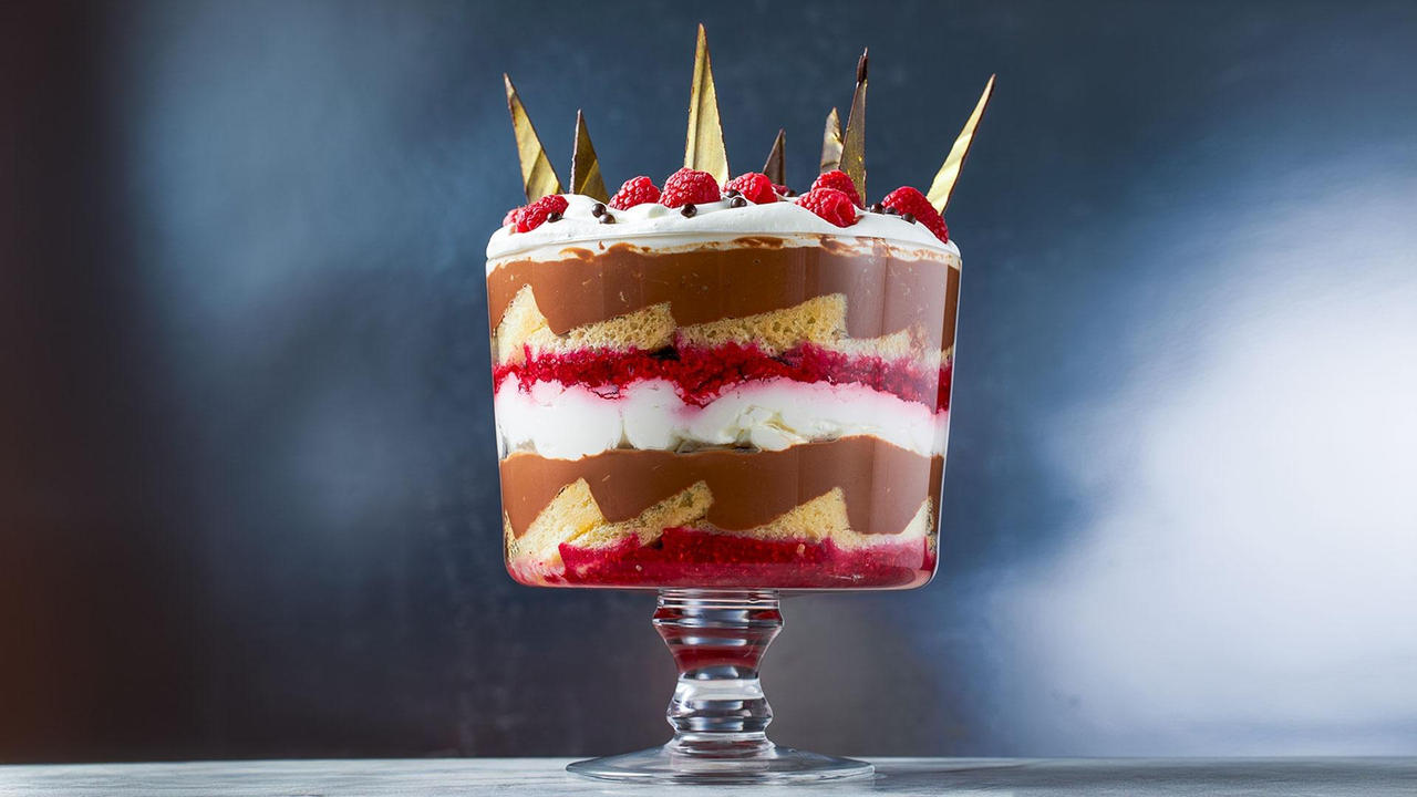 A Showstopping ChocolateRaspberry Trifle