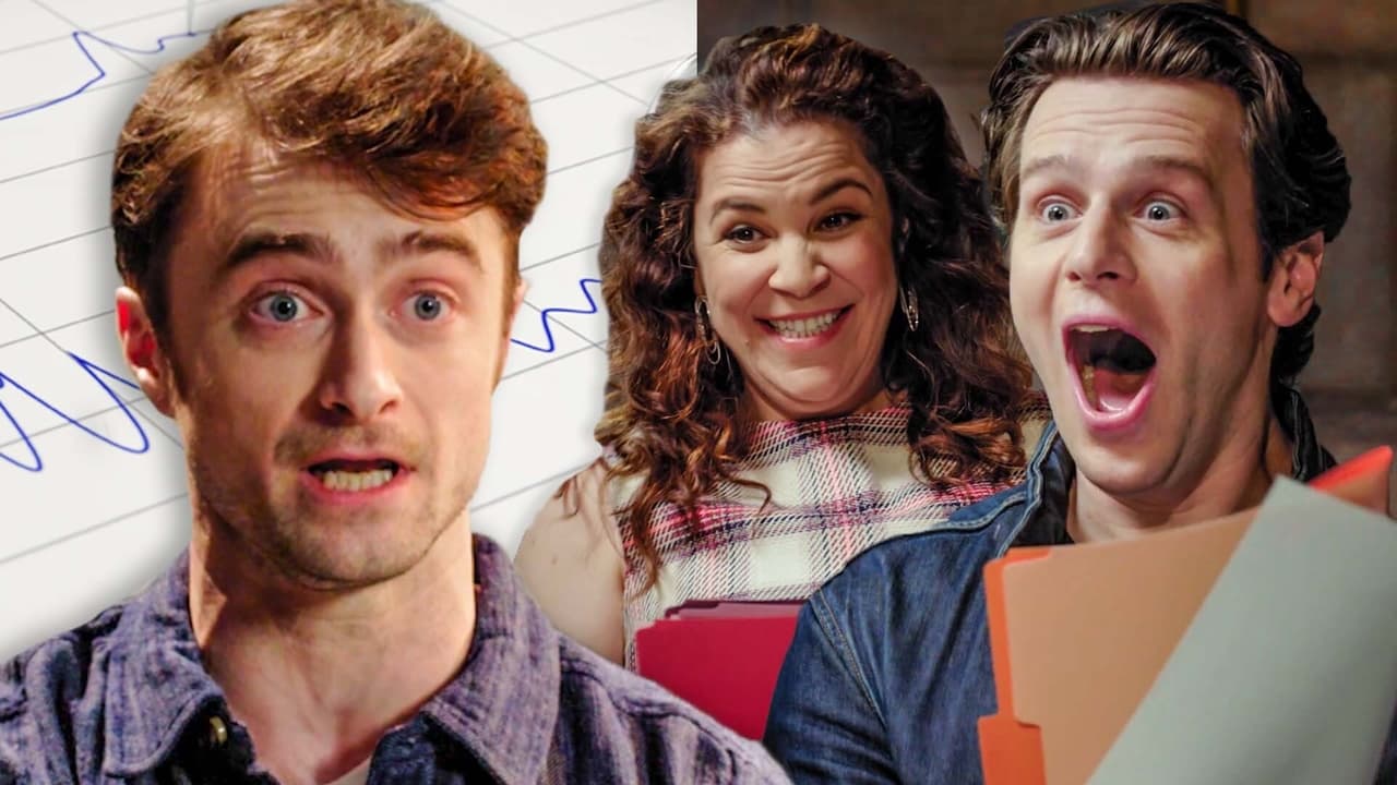 Daniel Radcliffe Jonathan Groff  Lindsay Mendez Take Lie Detector Tests