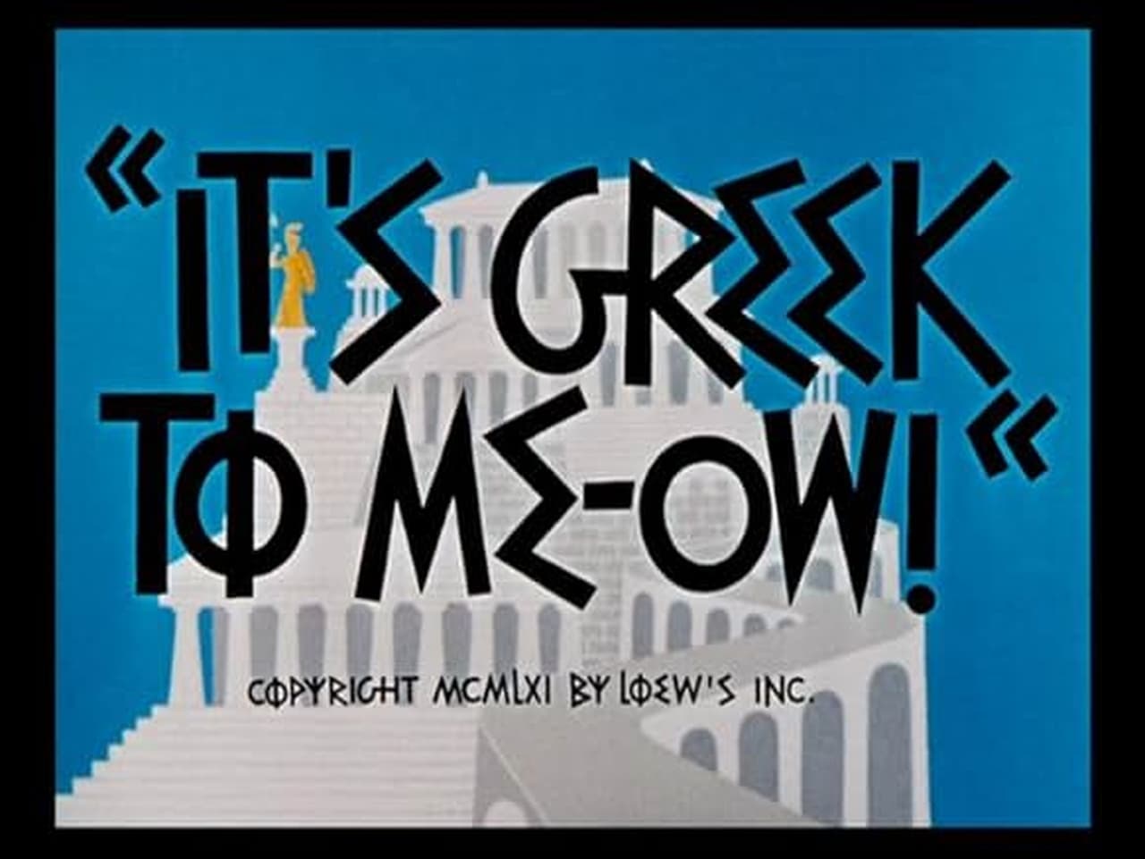 Its Greek to Meow