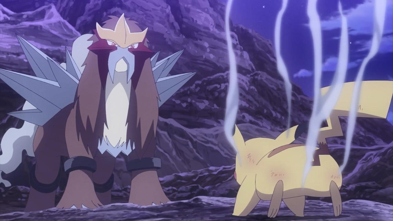 Fierce Fighting Entei War Cry of Flames