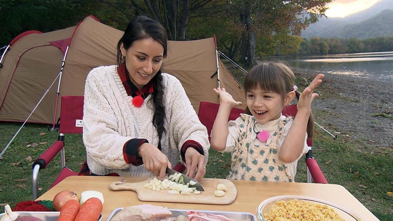 Camping at Lake Kussharo in Beautiful Autumn