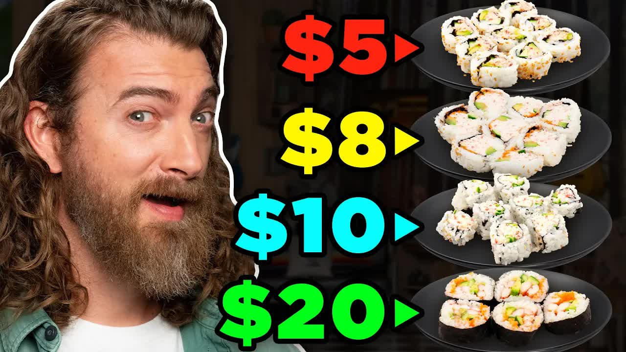 Frozen vs Fast vs Fancy Food Taste Test