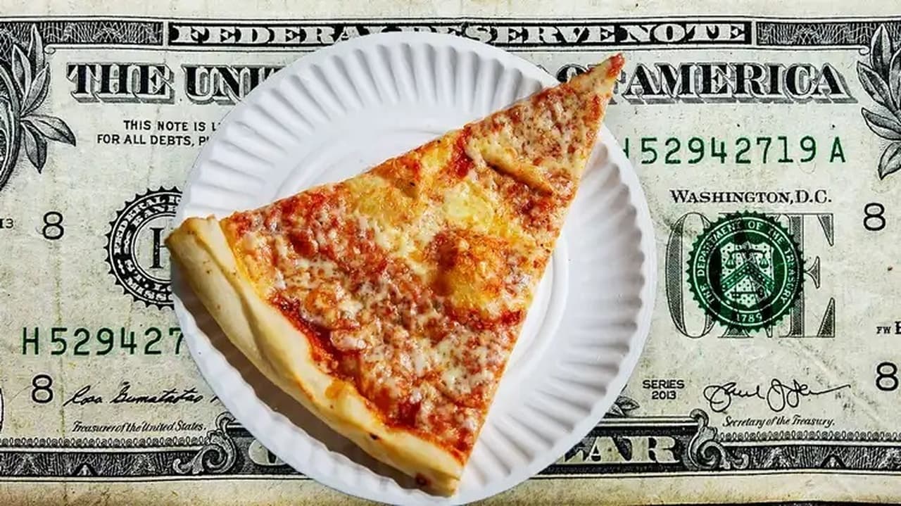 The Iconic 1 Pizza Slice of NYC