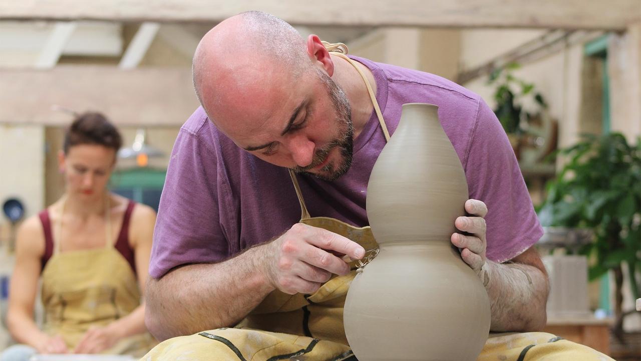 Double Gourd Vases and Posset Pots