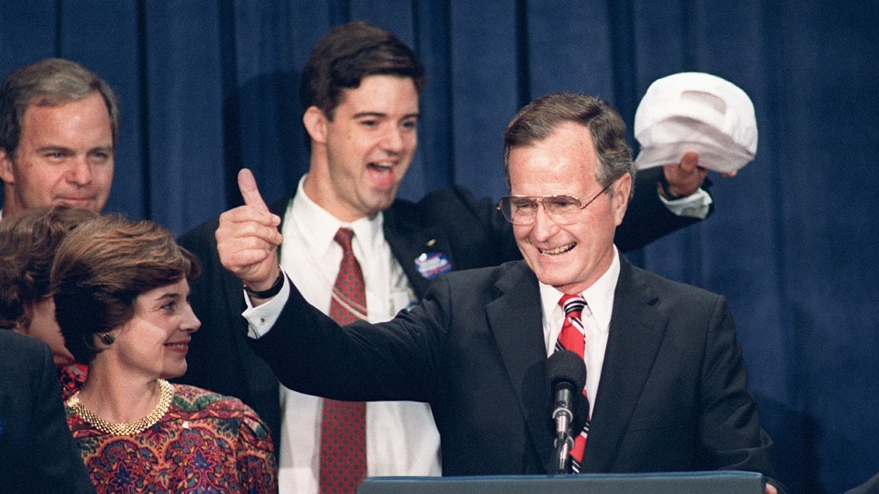 George HW Bush vs Michael Dukakis
