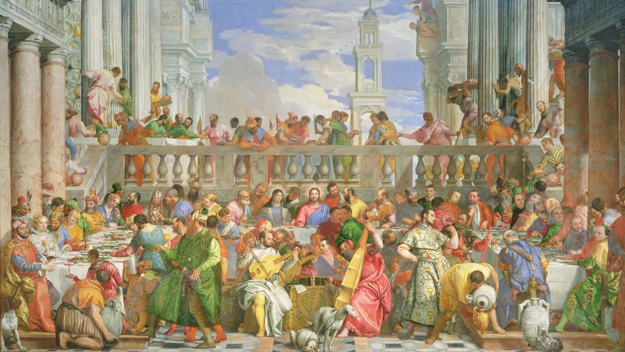 The Wedding at Cana 1563 by Paolo Veronese