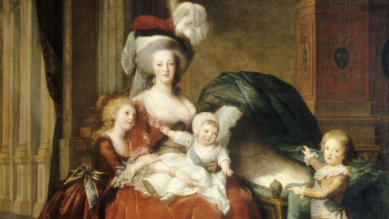 MarieAntoinette de LorraineHabsbourg Queen of France and Her Children 1787 by Elisabeth Vige Le Brun