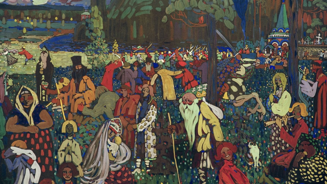 Colorful Life 1907 by Wassily Kandinsky