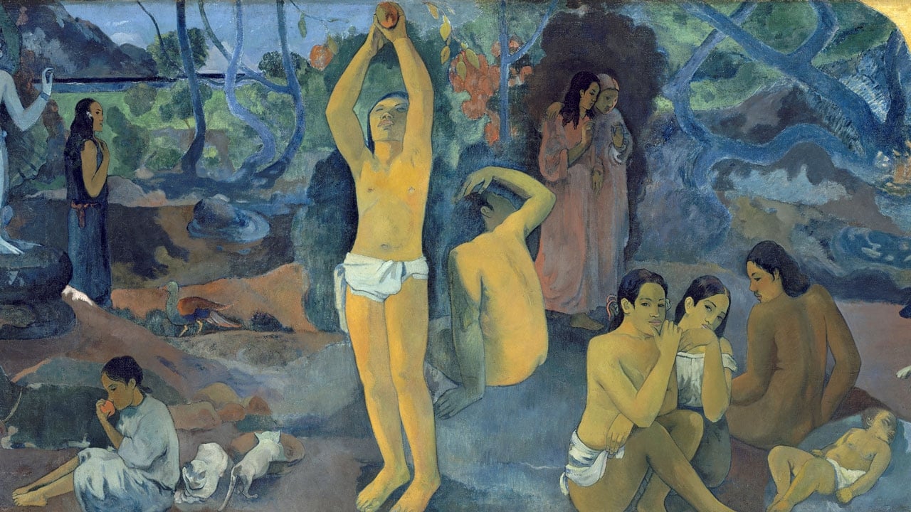 Where Do We Come From What Are We Where Are We Going 1897 Paul Gauguin