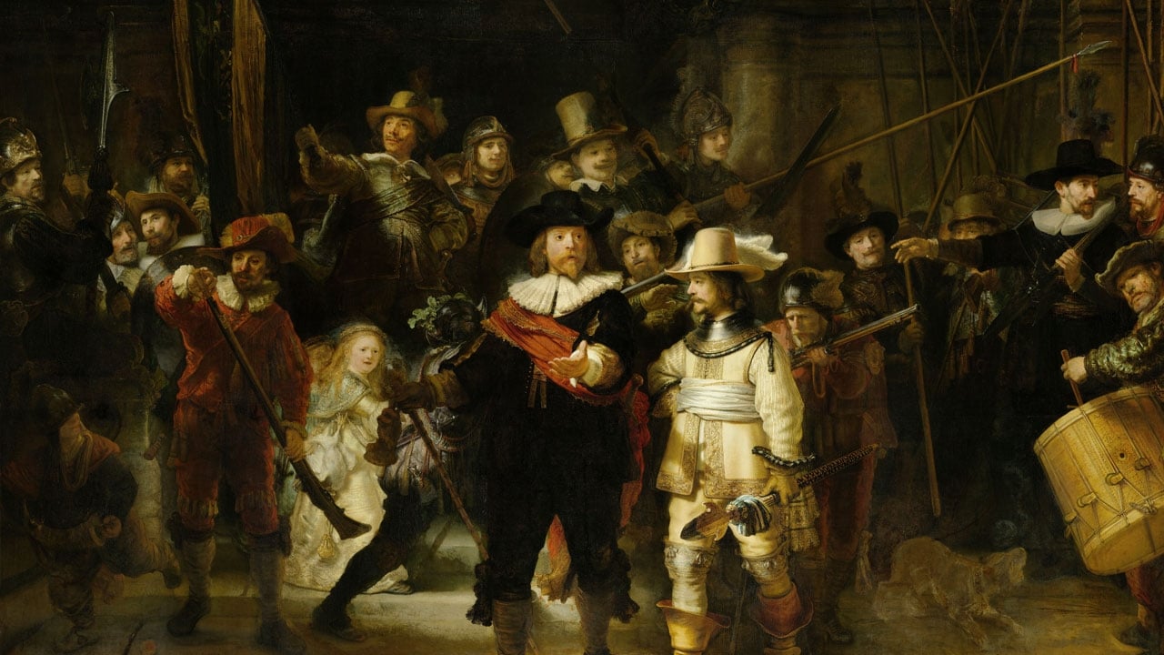 The Night Watch 1642 by Rembrandt Van Rijn