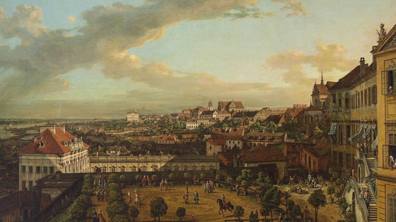 View of Warsaw From the Terrace of the Royal Palace 1773 by Bernardo Bellotto