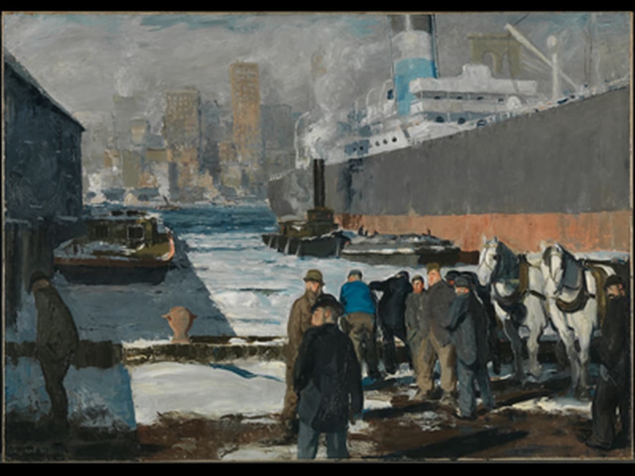 Men of the Docks 1912 Bellows