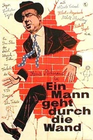 Ein Mann geht durch die Wand' Poster