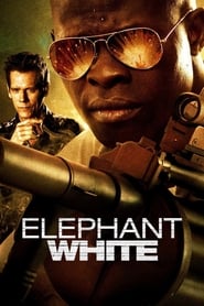 Elephant White' Poster